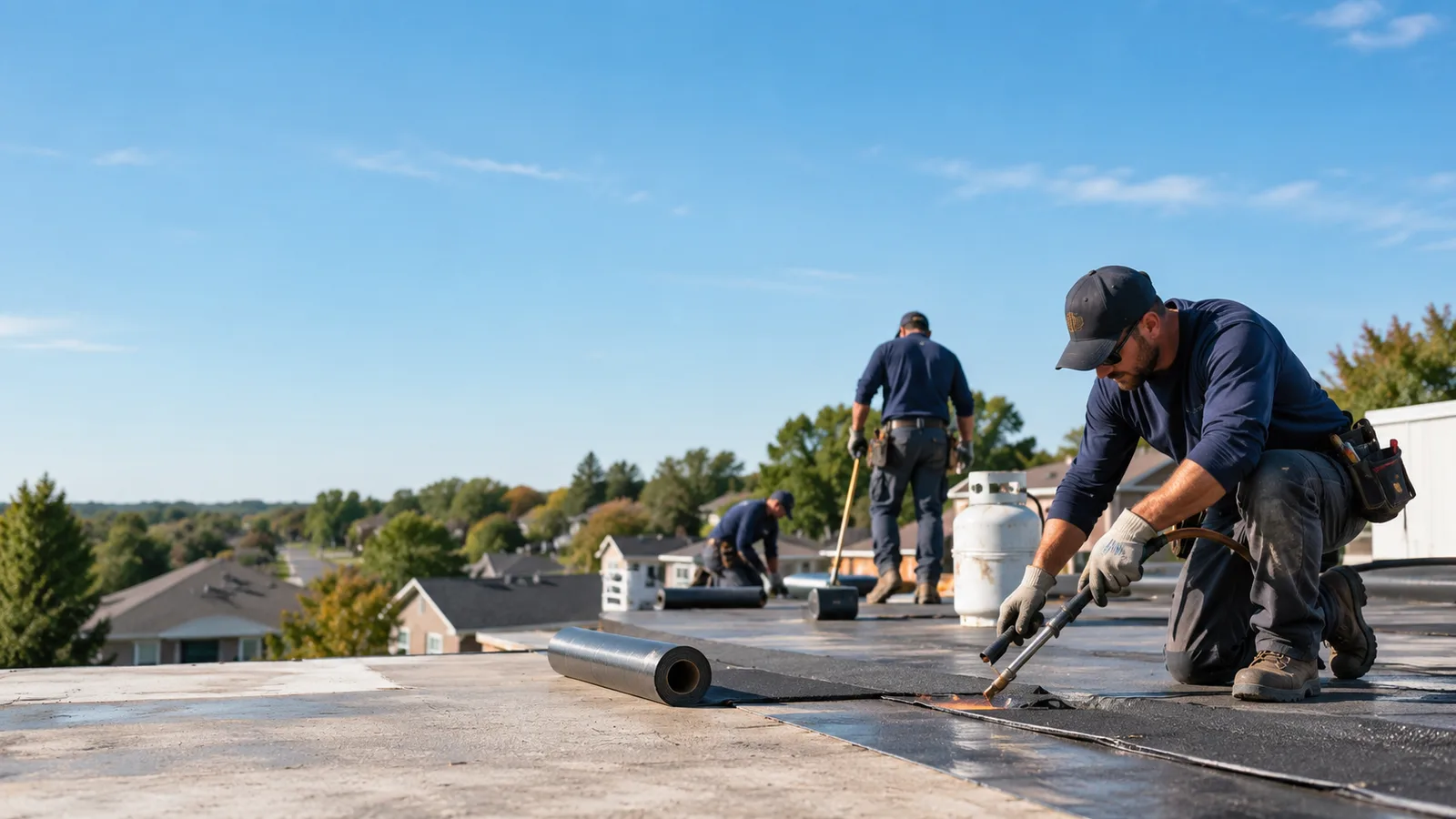 Flat Roof Leak Repair providers in Brownstown, IL